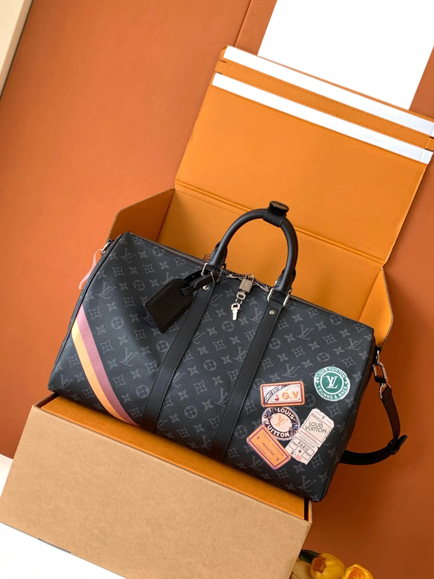 LV Keepall 帆布 旅行袋 大容量旅行款