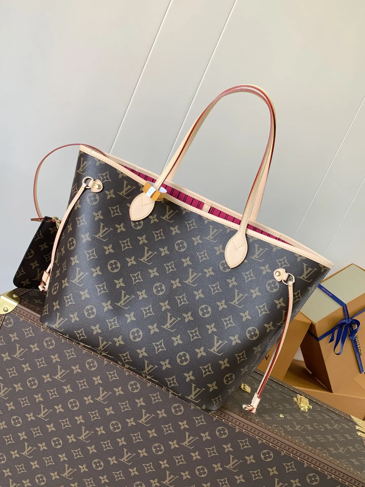 Neverfull 牛皮 托特包 大容量托特款