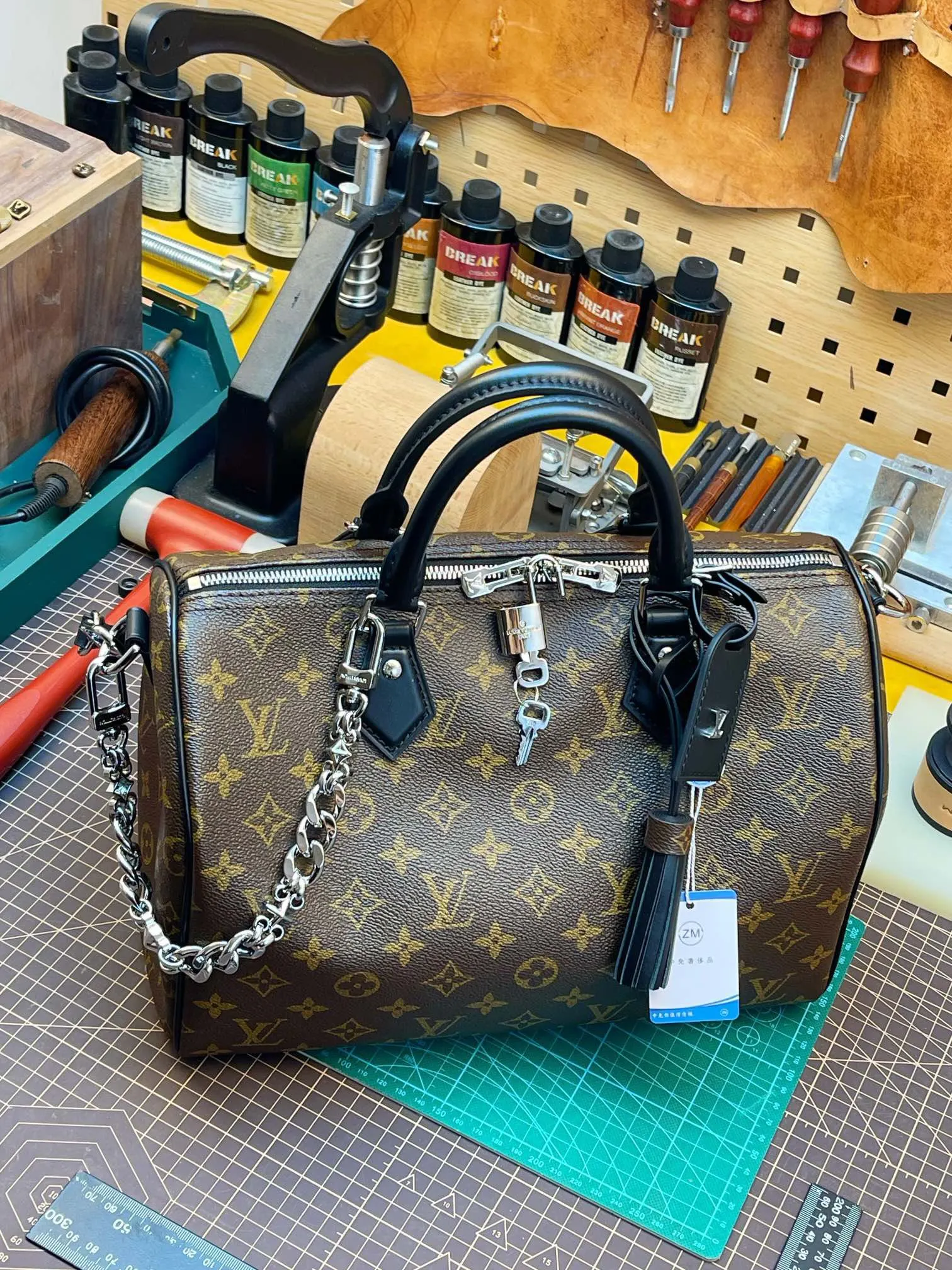 Speedy 帆布 鏈條包 精致鏈條款