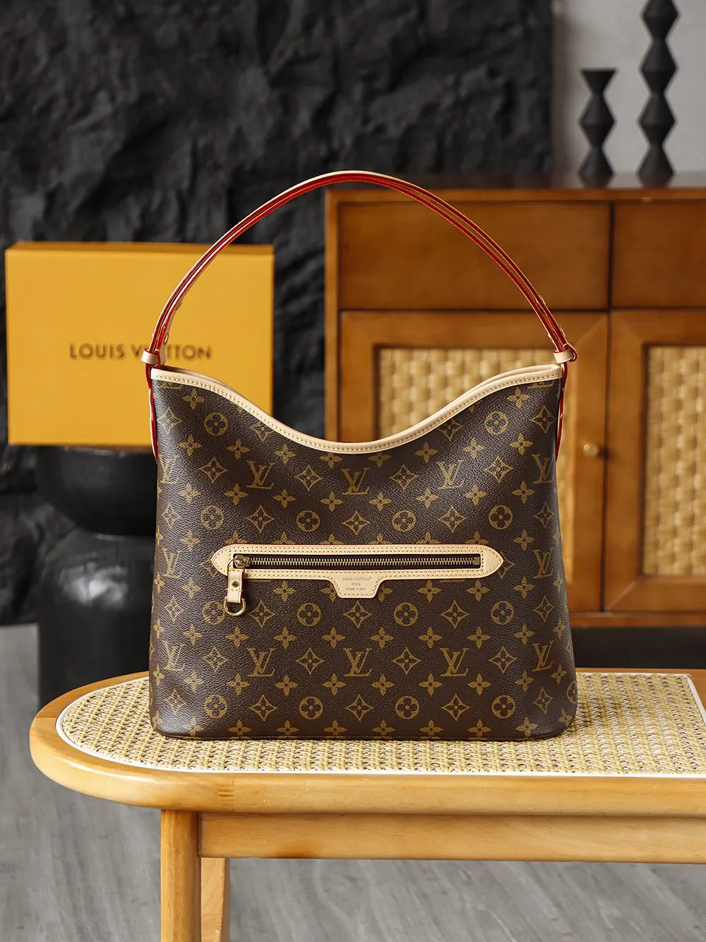 LV 經典老花 斜背包