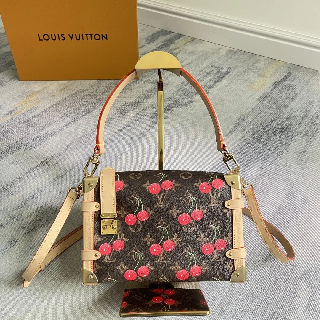 Louis Vuitton Monogram Suitcase Travel Lightweight Leather