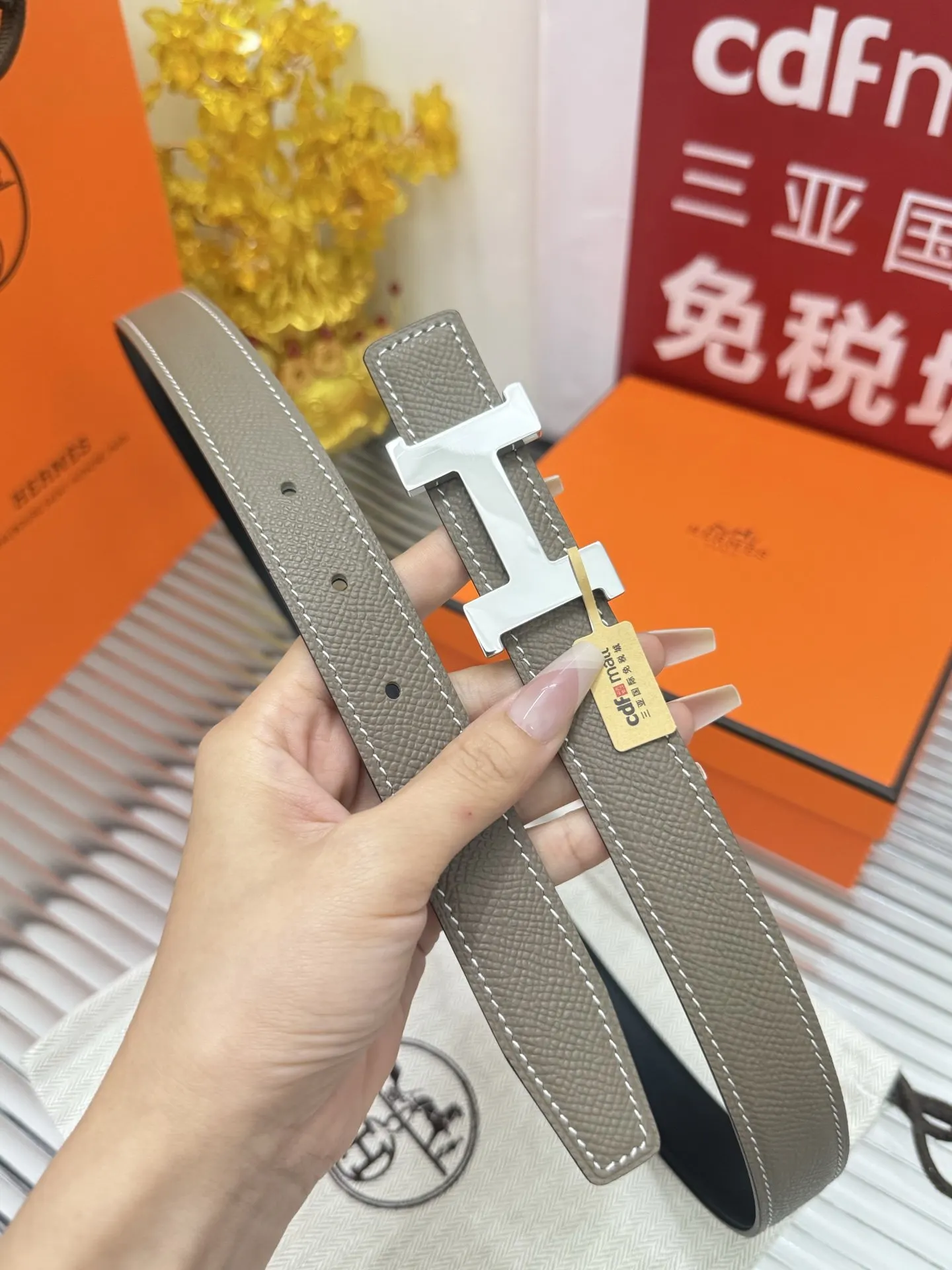 Hermes Top Handle Bag Classic Leather