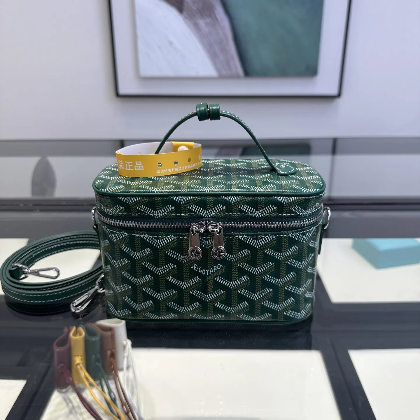 Goyard 绿色 小牛皮 收纳包 旅行收纳款