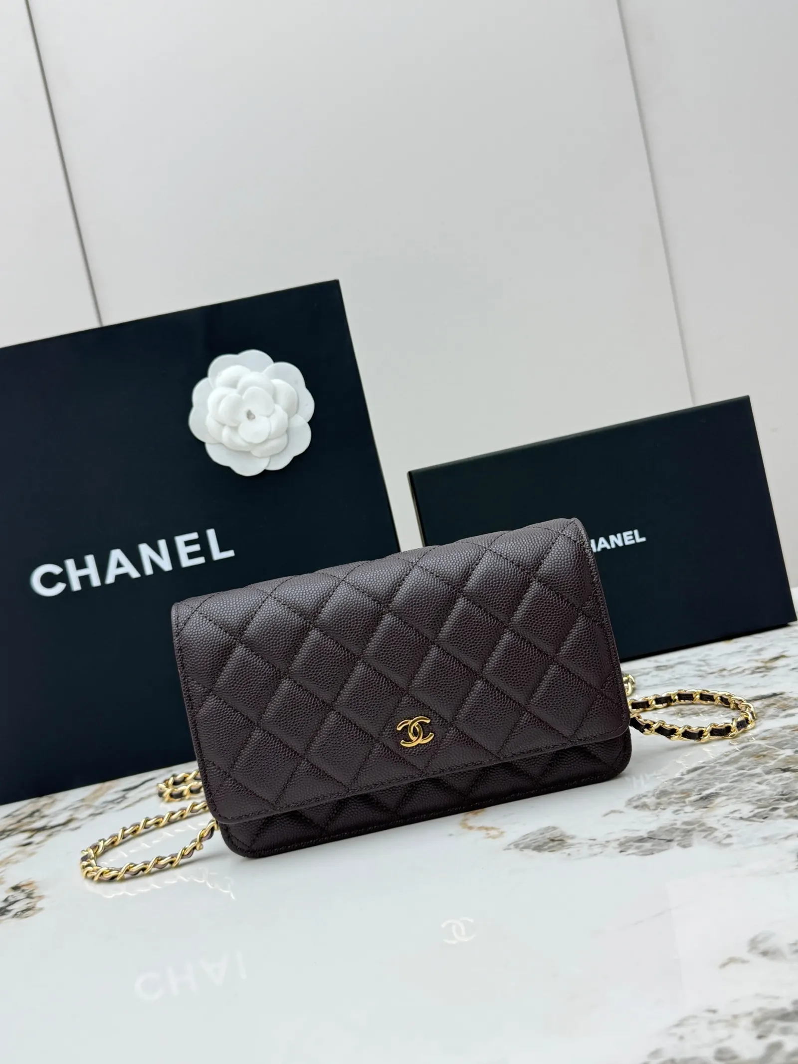 CHANEL 小牛皮 链条包 精致链条款