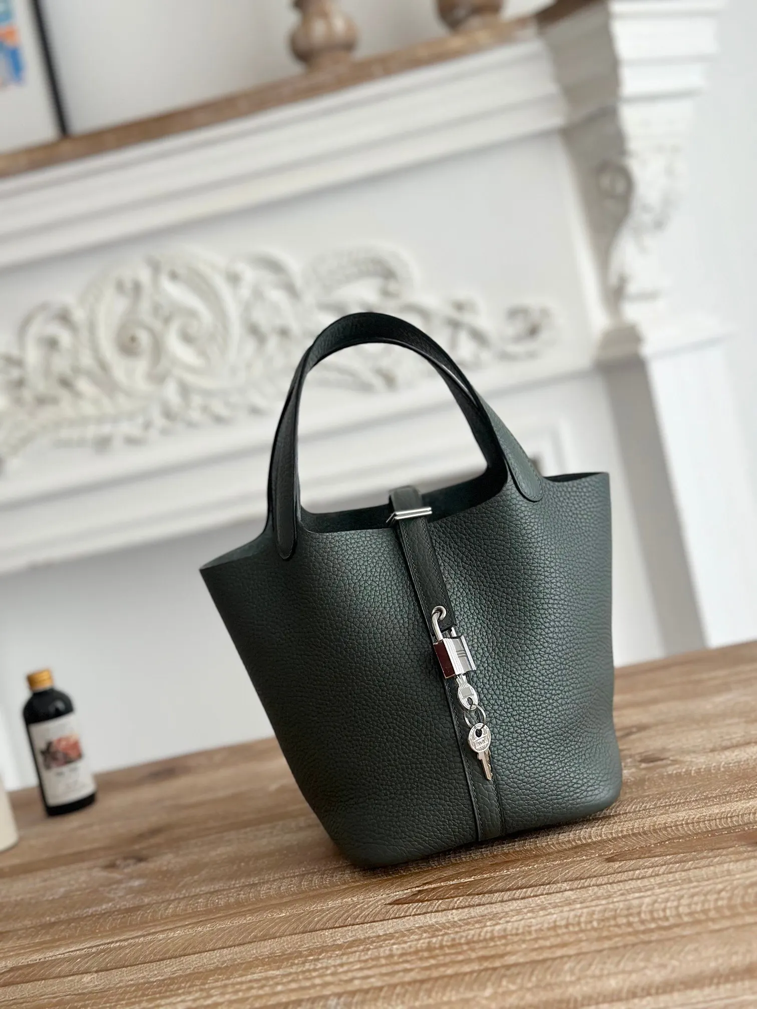 Hermes Top Handle Bag Classic Leather