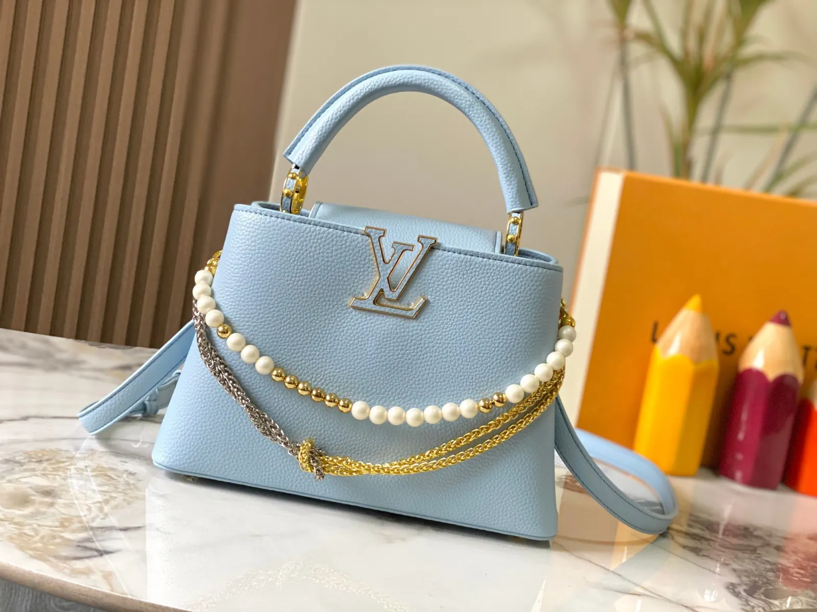 Chain Bag Leather