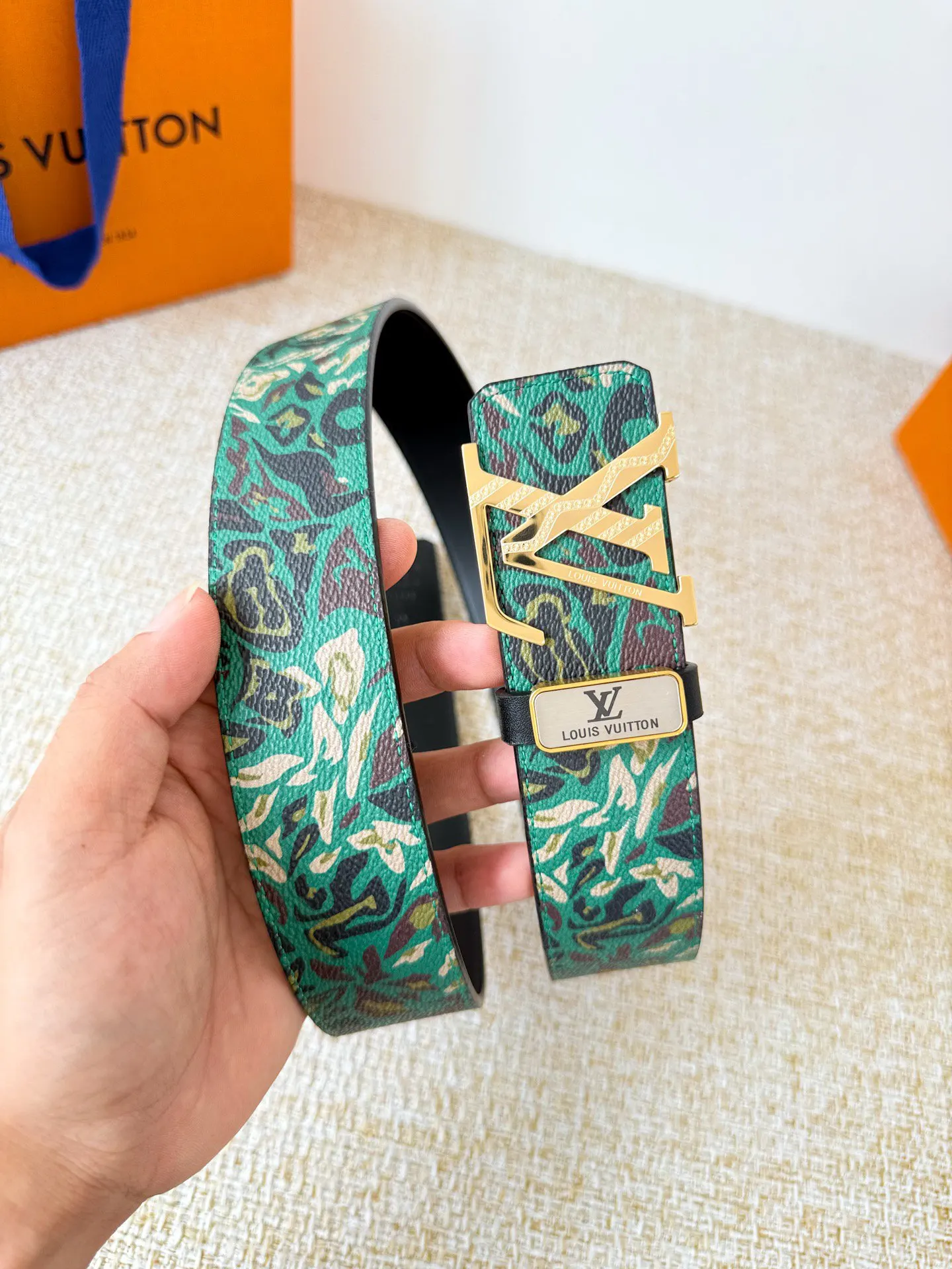 LV 雙面腰帶 商務休閒款
