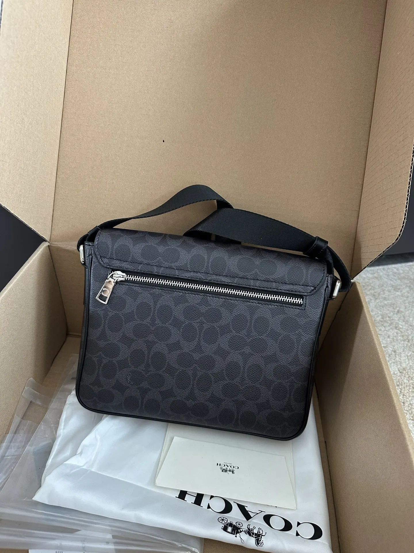 老花 斜背包 輕便斜挎款
