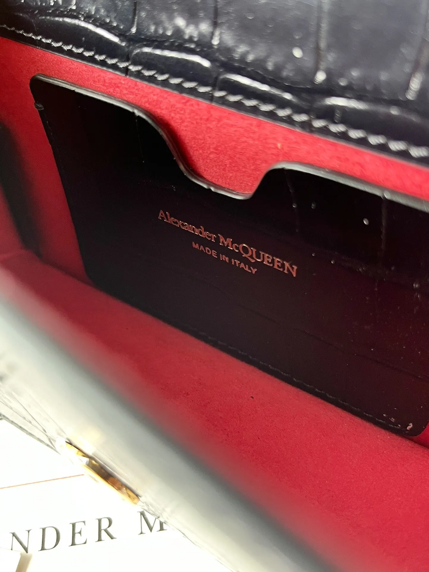 牛皮 亚力山大• Jewelled Satchel Min 收納包 旅行收納款