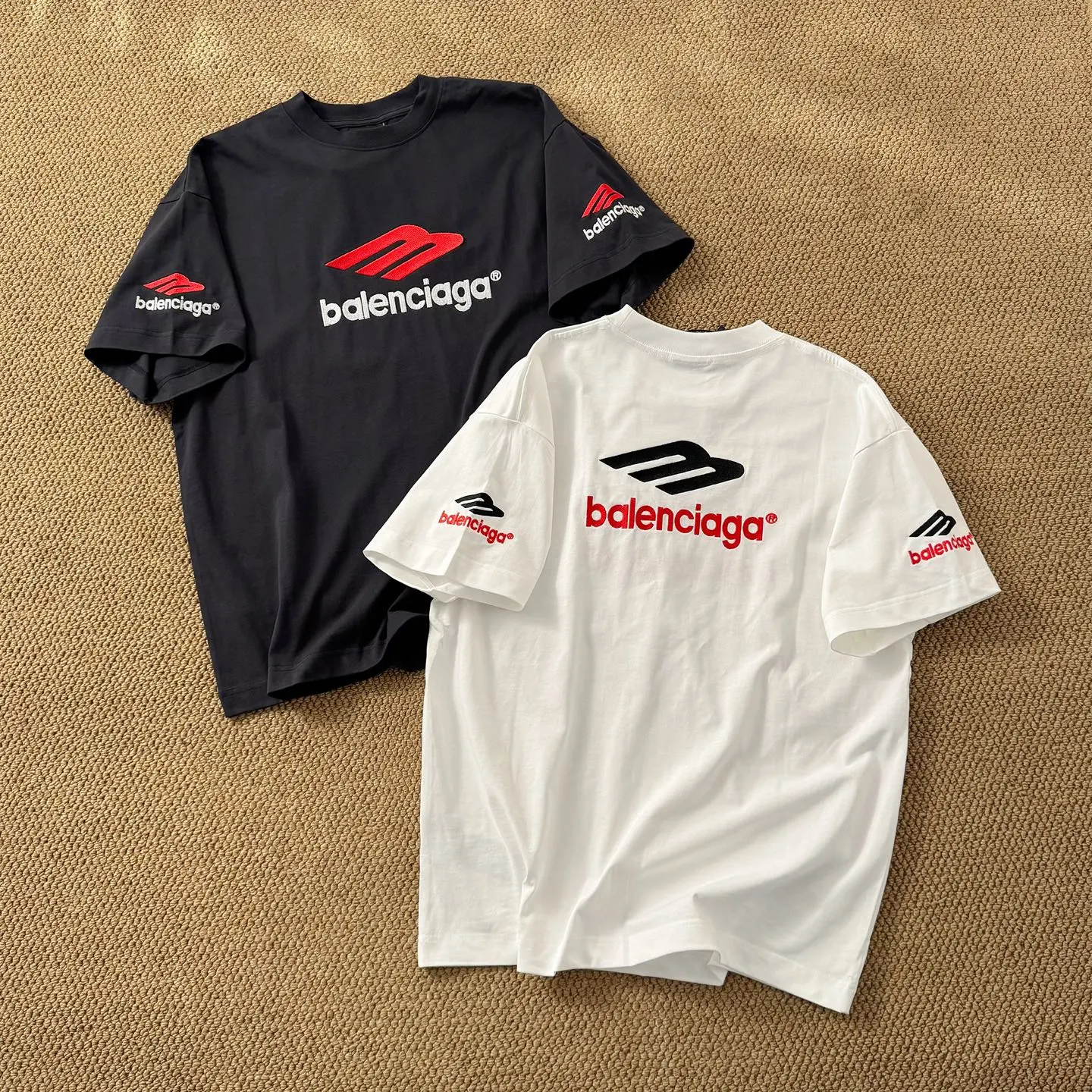 Balenciaga Paris Short Sleeve T-Shirt Street Casual Style