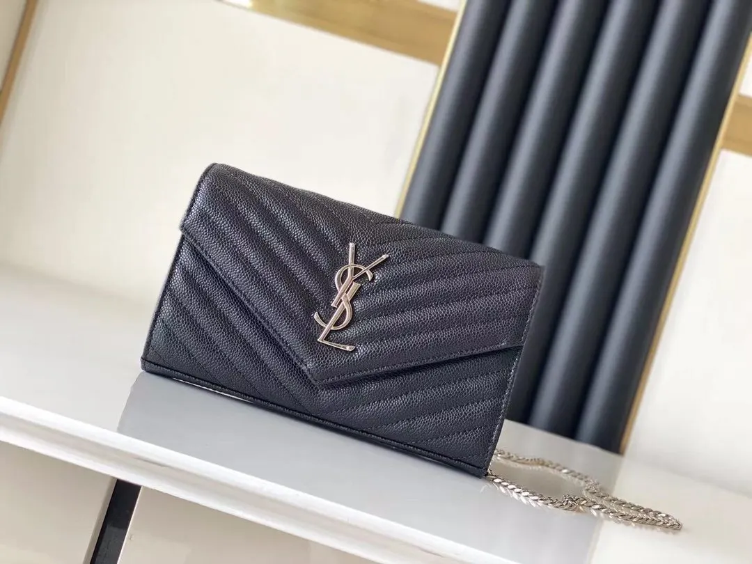 Black Chain Bag Leather