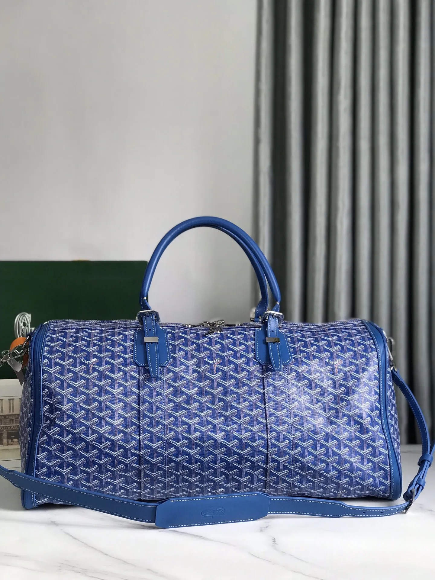 Goyard 牛皮 Croisiere 手提旅行袋運動包 旅行袋 大容量旅行款
