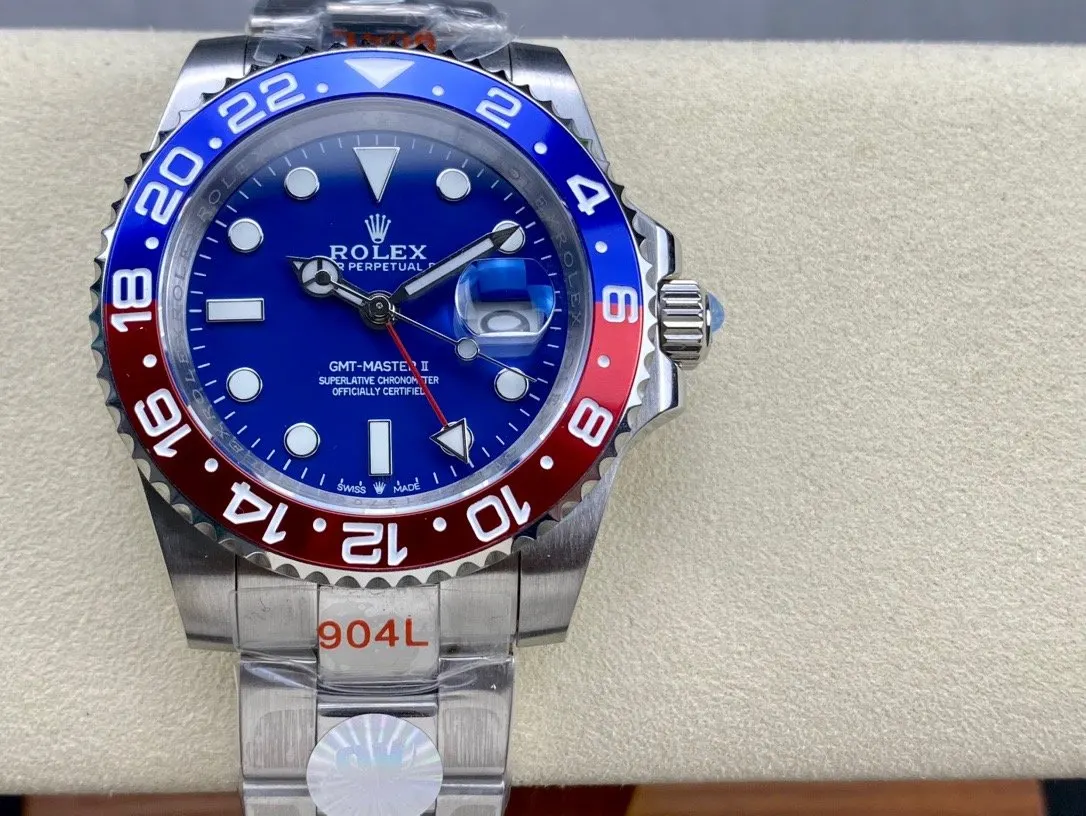 Rolex 精工外贸訂單货 劳力士 格林尼治 直 手錶 經典腕表款
