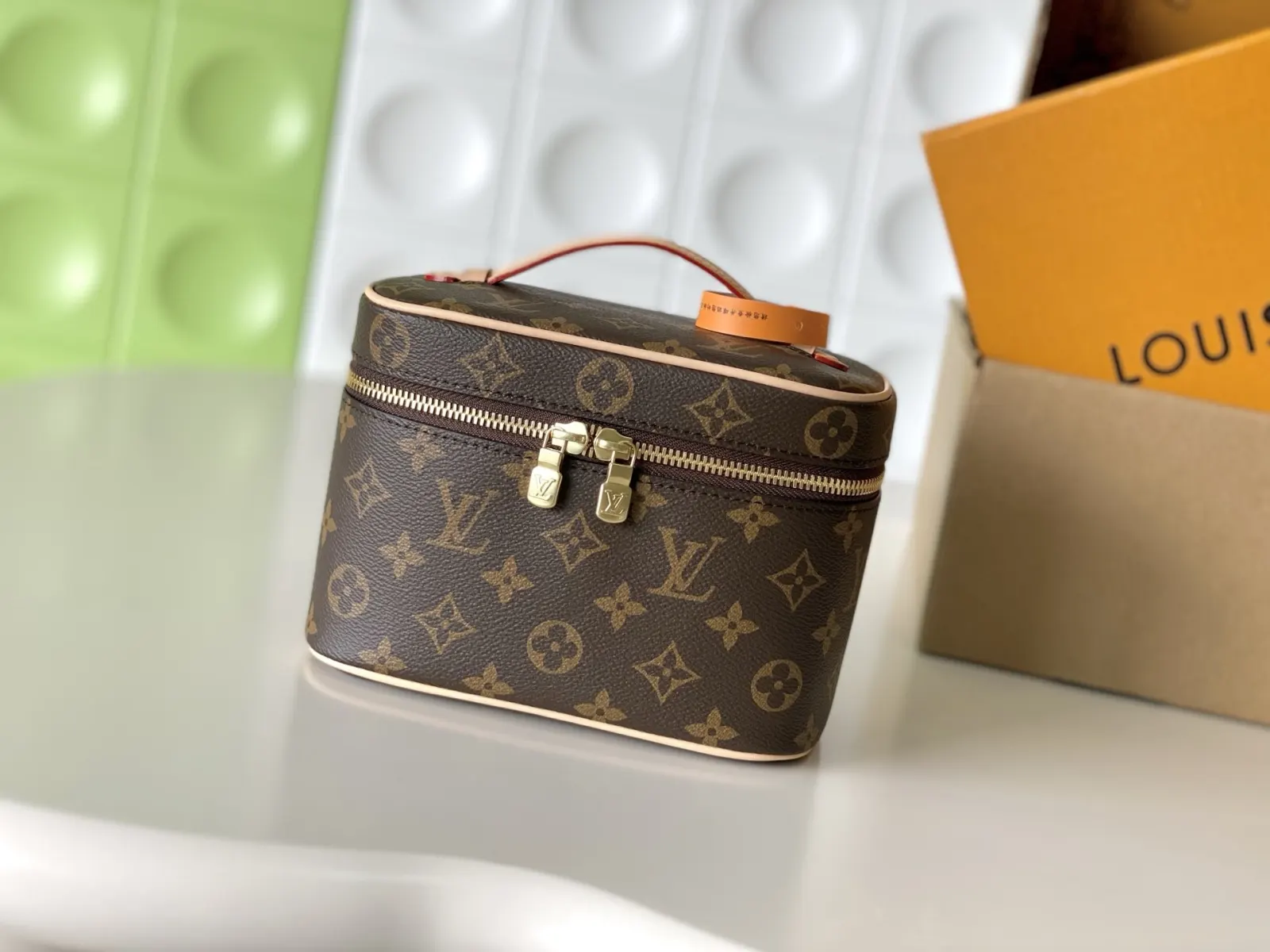 LV 老花 帆布 加强版 对柜 开发 全 手提包 通勤手提款