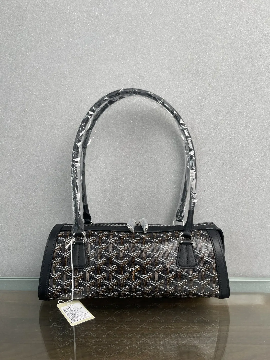 Goyard Blue Hobo Shoulder Bag Vintage Leather