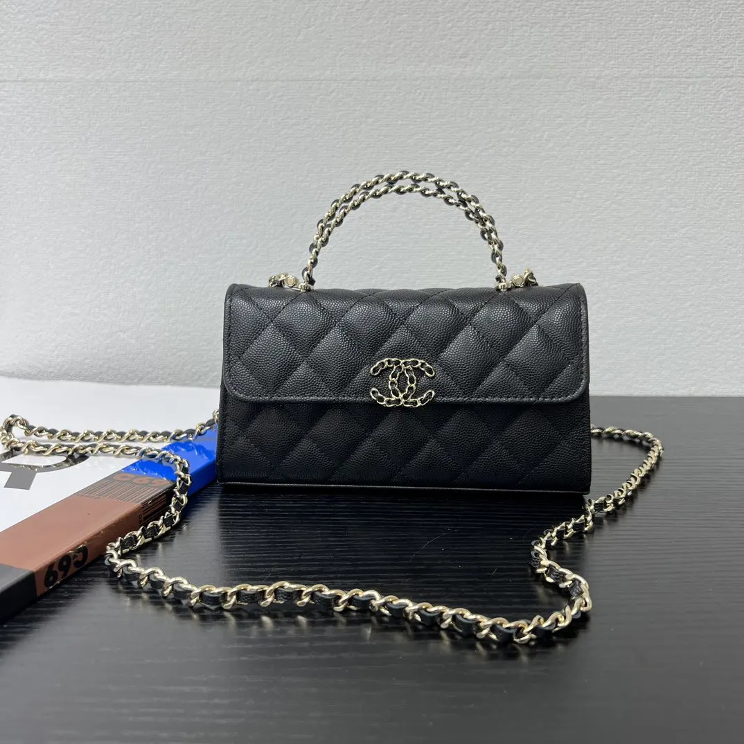 CHANEL 牛皮Kelly手柄包 手提斜挎