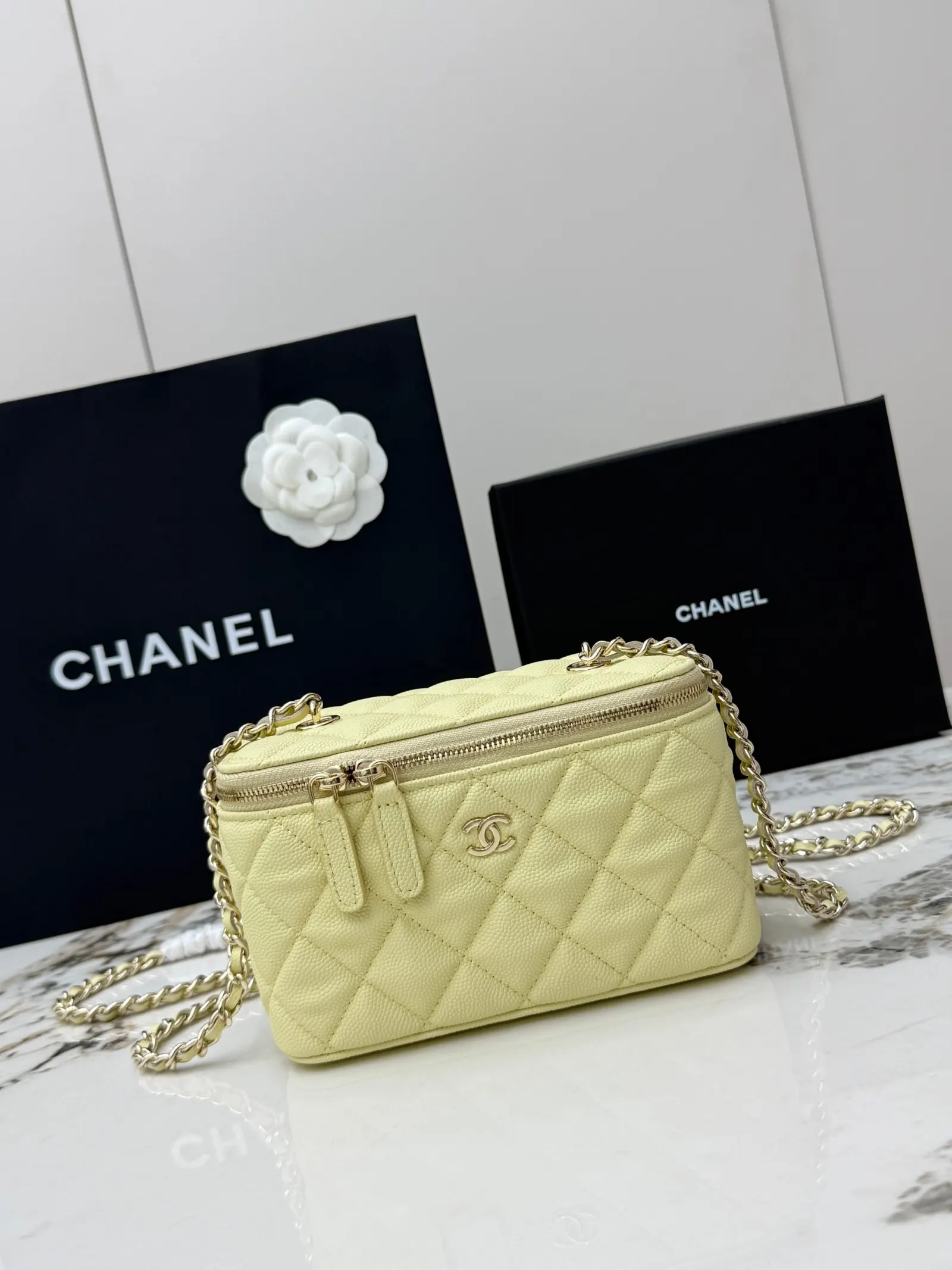 CHANEL 金色 牛皮 鏈條包 精致鏈條款
