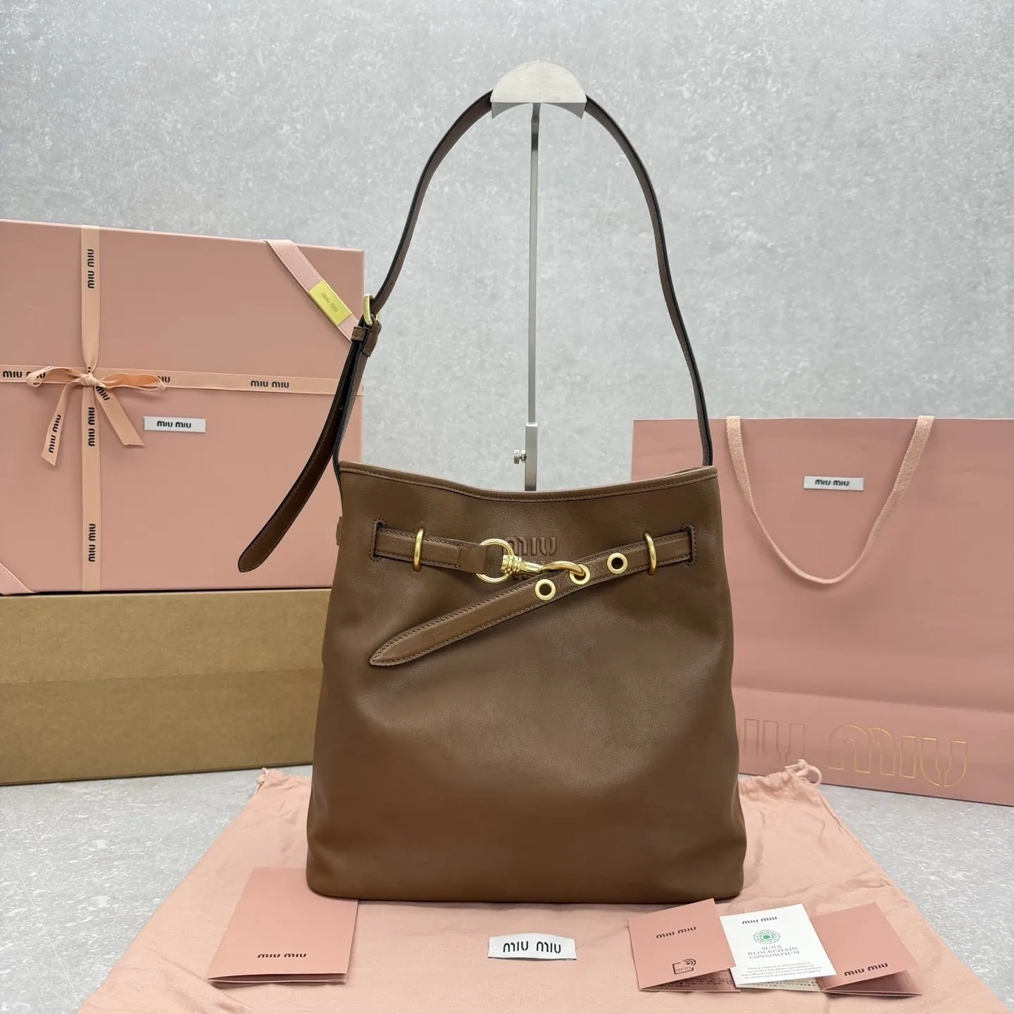 Brown Chain Bag