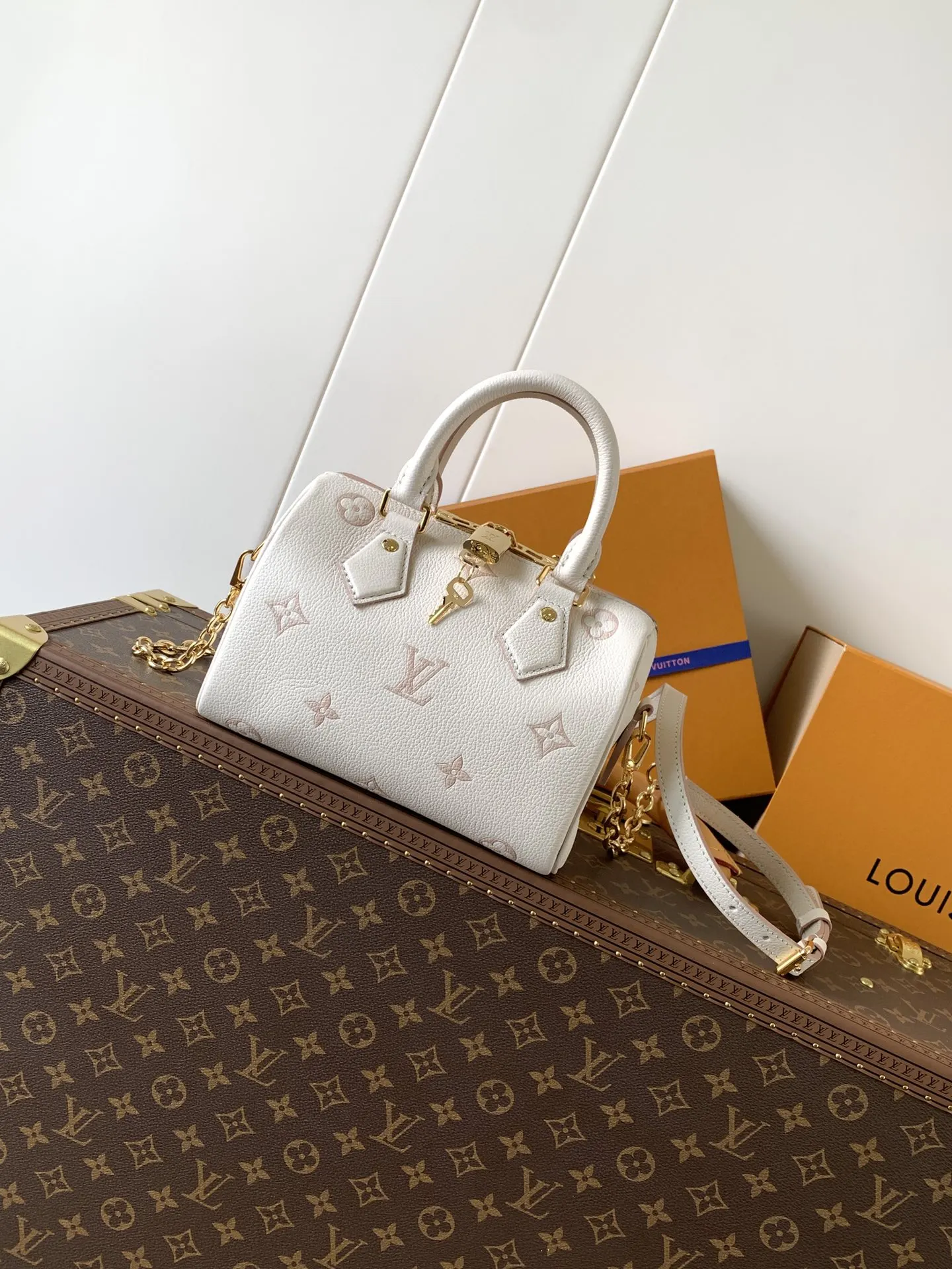 LV Speedy 鏈條包 單肩斜挎款