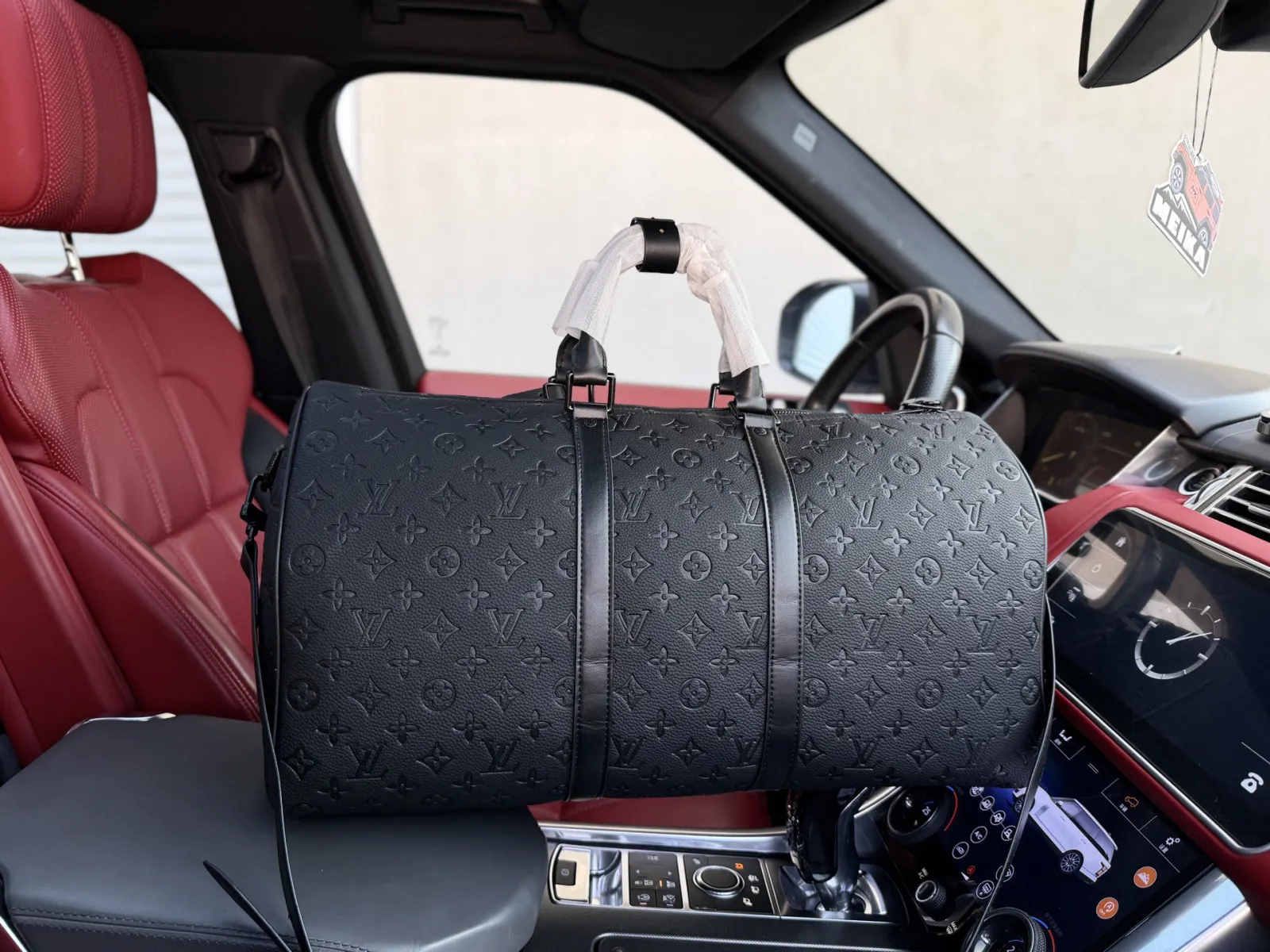 LV Keepall 黑色 老花 牛皮 旅行袋 大容量旅行款