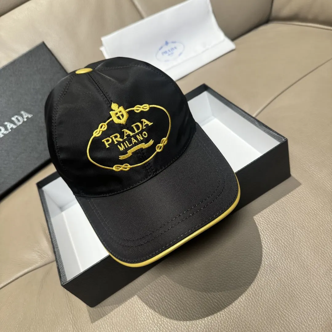 Prada 牛皮 棒球帽 日常休闲款 款7