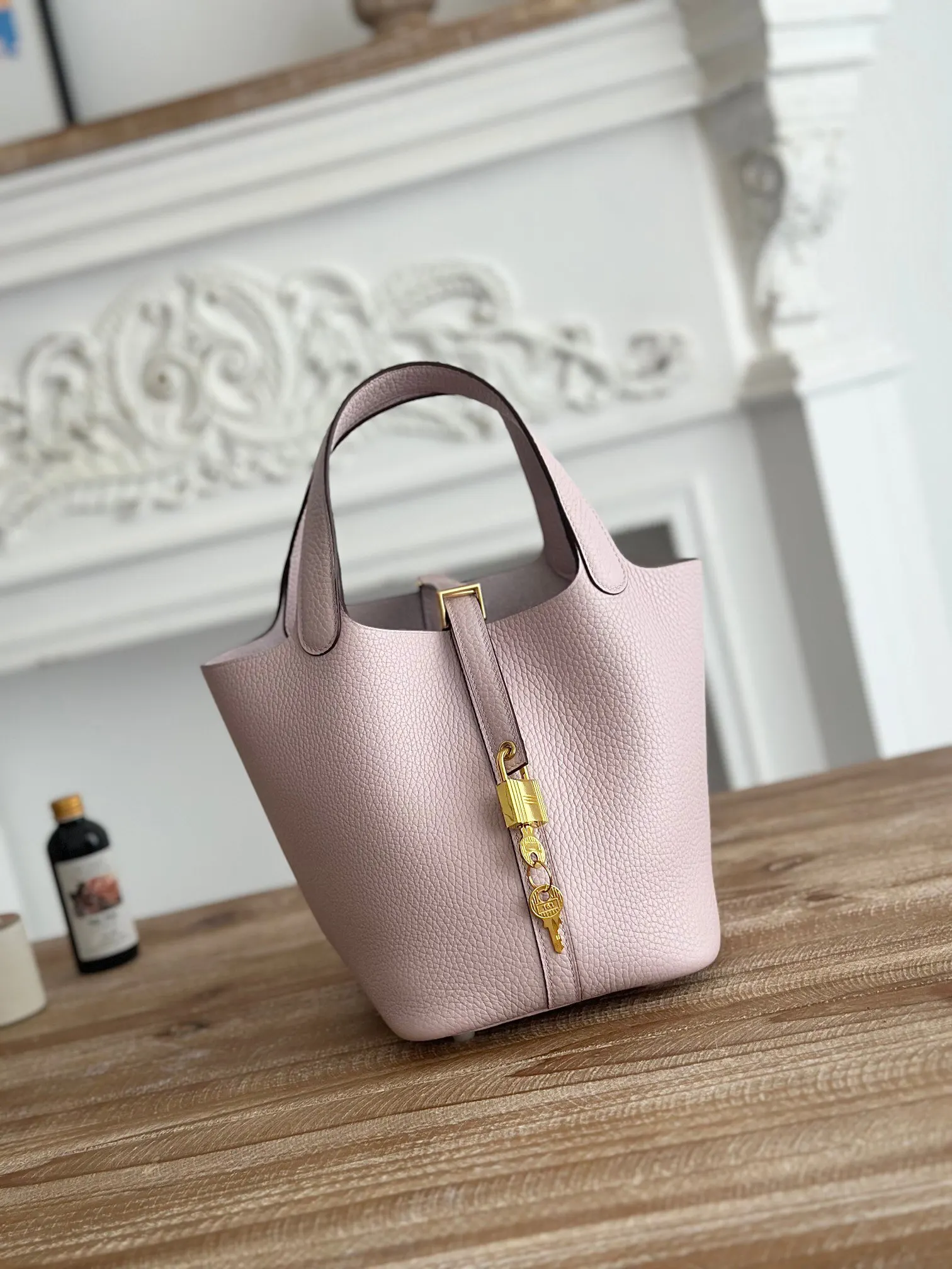 Hermes Top Handle Bag Classic Leather