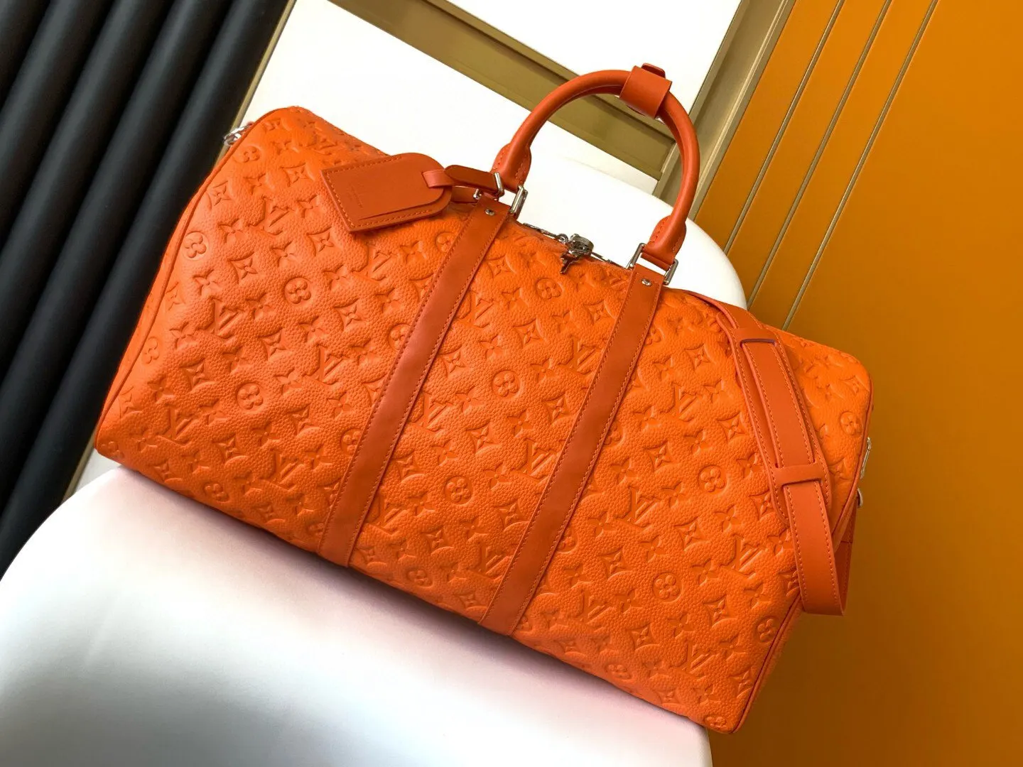 Keepall 紅色 黃色 Mo旅行袋 大容量旅行款