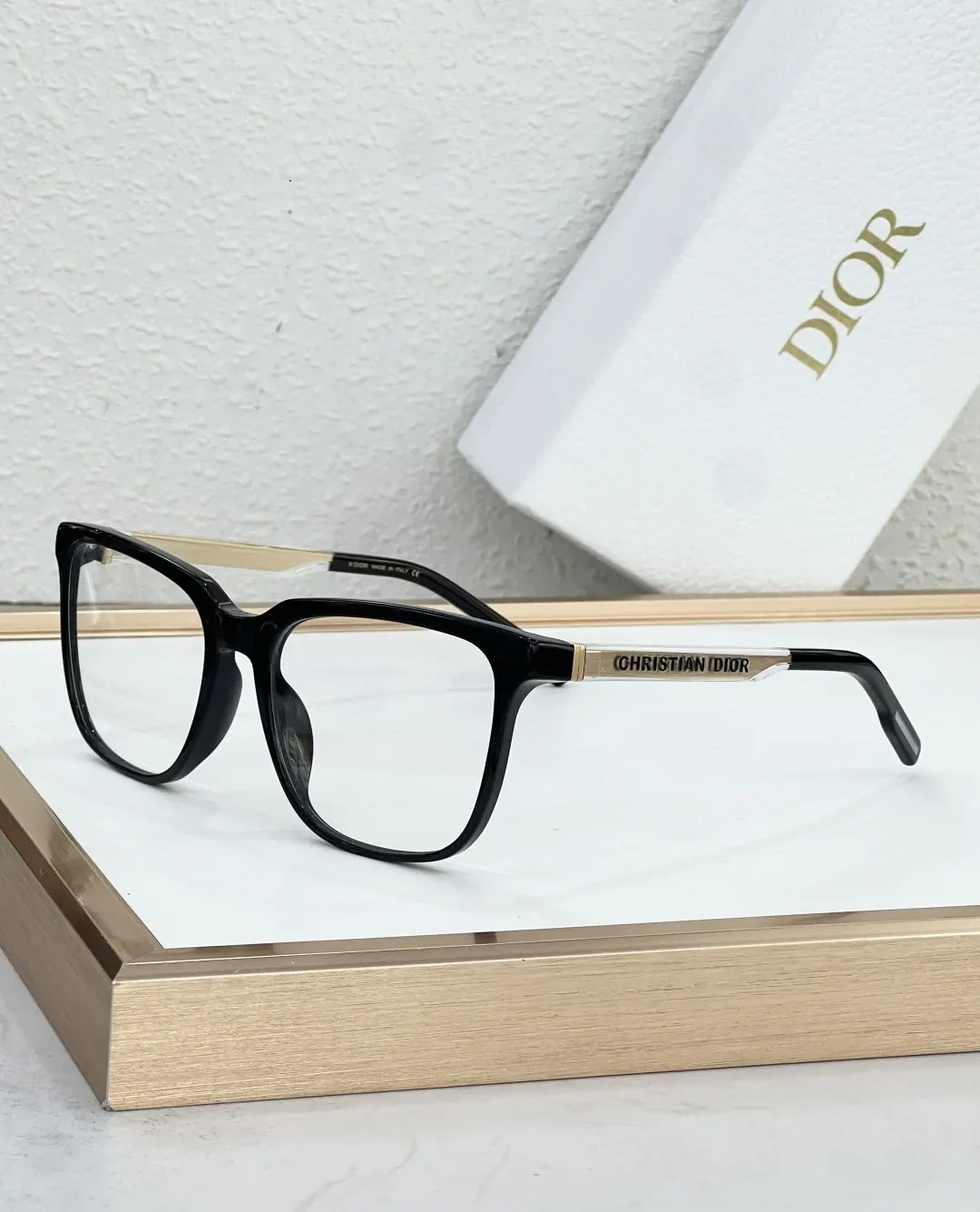 Dior 黑色光学眼鏡框 簡約通勤款