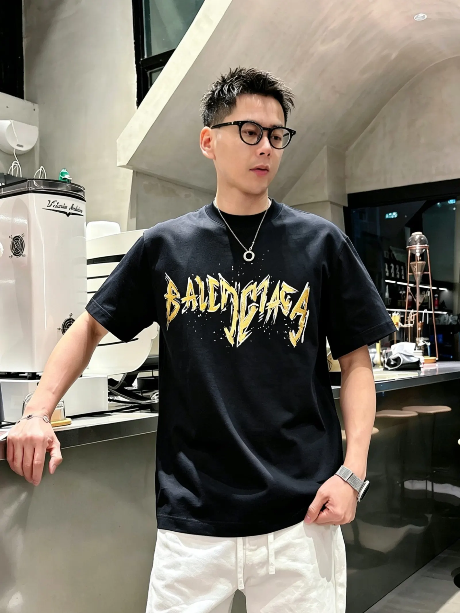 Balenciaga 2026春夏 Logo 字母 短袖T恤 街頭休閒款