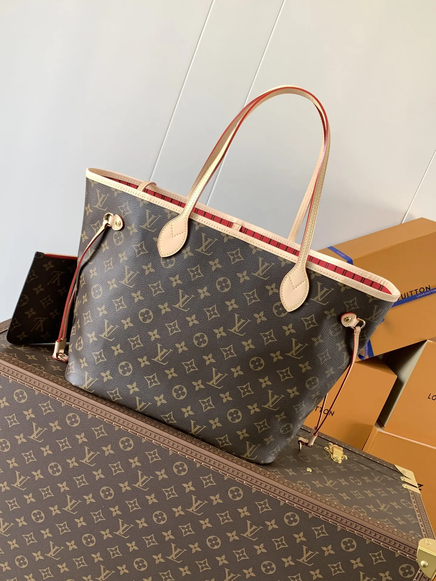 Neverfull 牛皮 托特包 大容量托特款