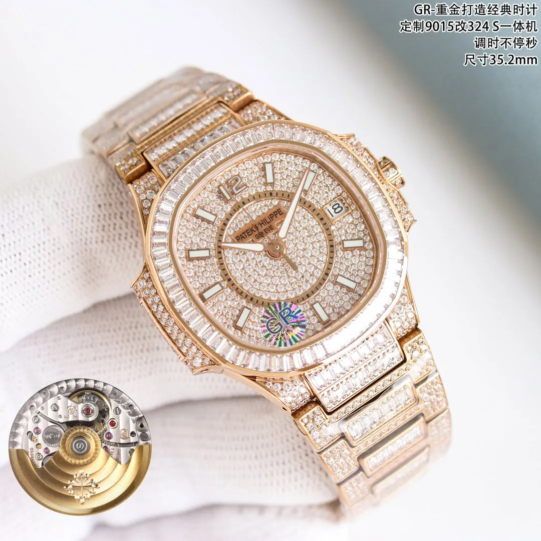 Patek Philippe 白色 玫瑰金 手錶 經典腕表款