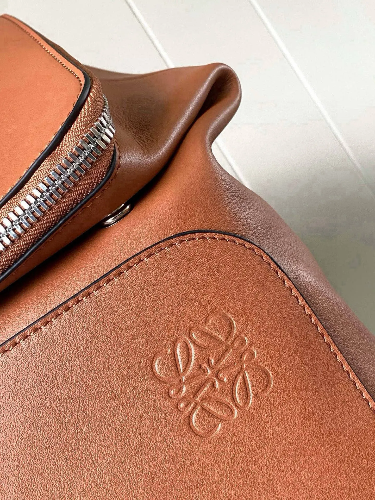 Brown Backpack Leather