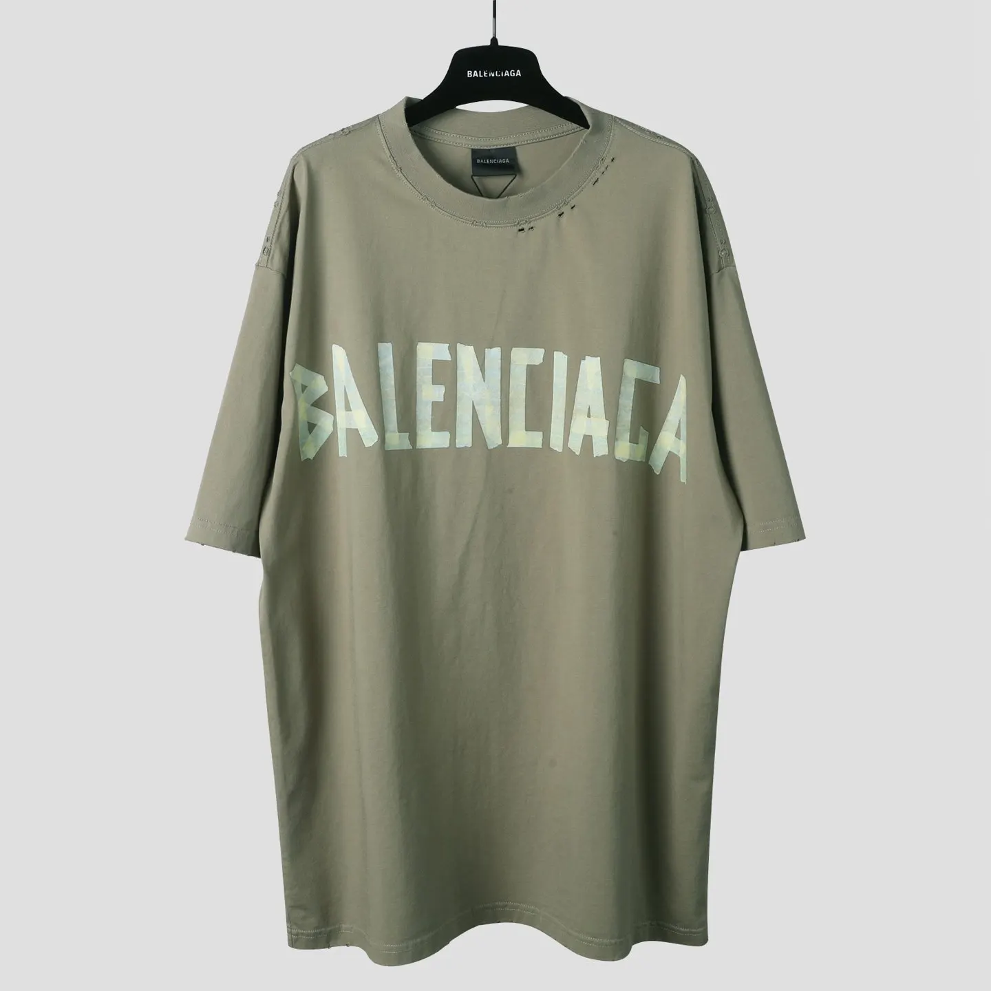 Balenciaga Logo Short Sleeve T-Shirt Street Casual