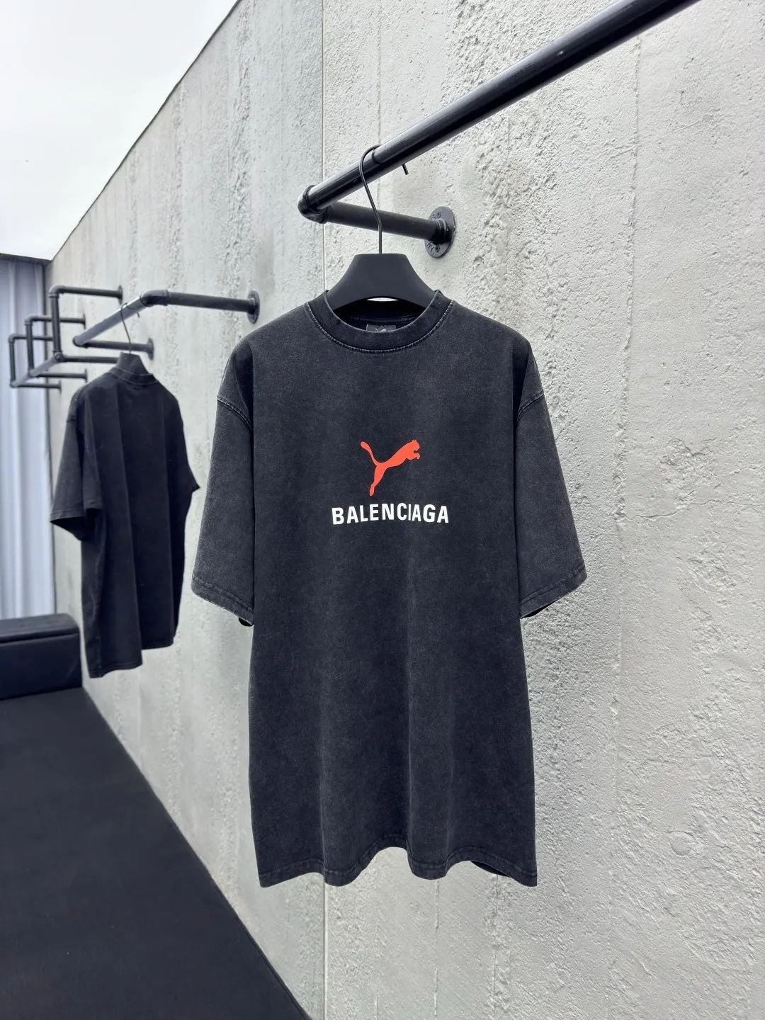 Balenciaga Cotton Short Sleeve T-Shirt Loose Casual Style