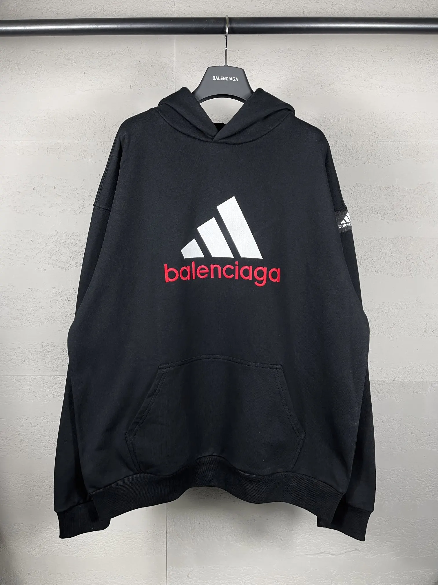Balenciaga Black Cotton Logo