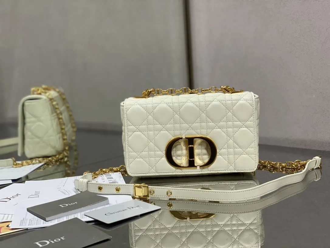 Dior Caro 小牛皮鏈條包 手提斜挎款