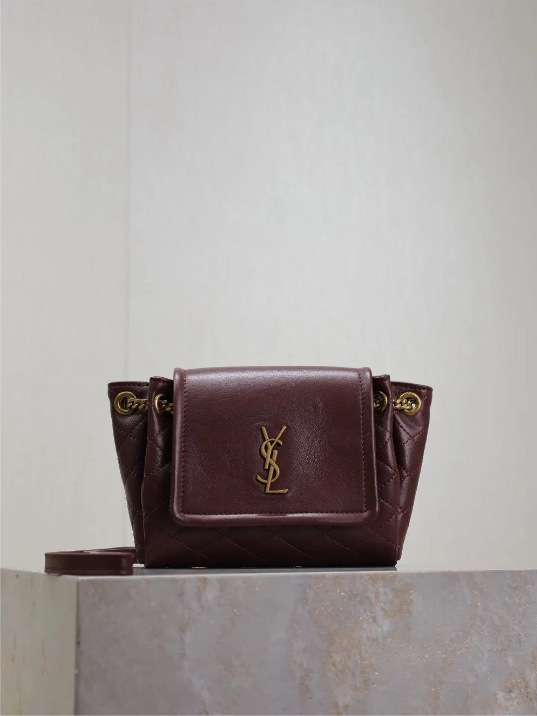 Gold Hobo Shoulder Bag Vintage