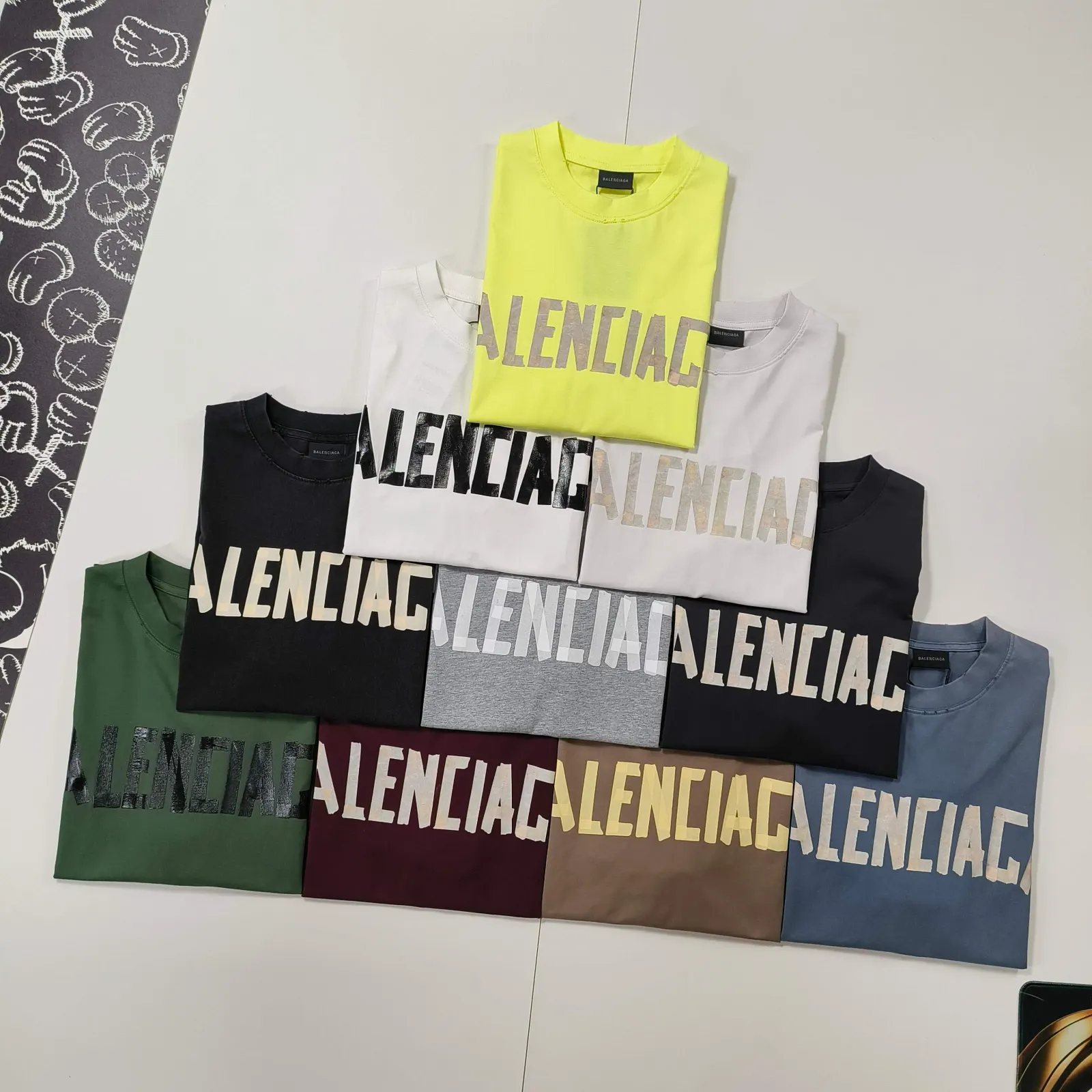 Balenciaga Cotton Logo Short Sleeve T-Shirt Street Casual