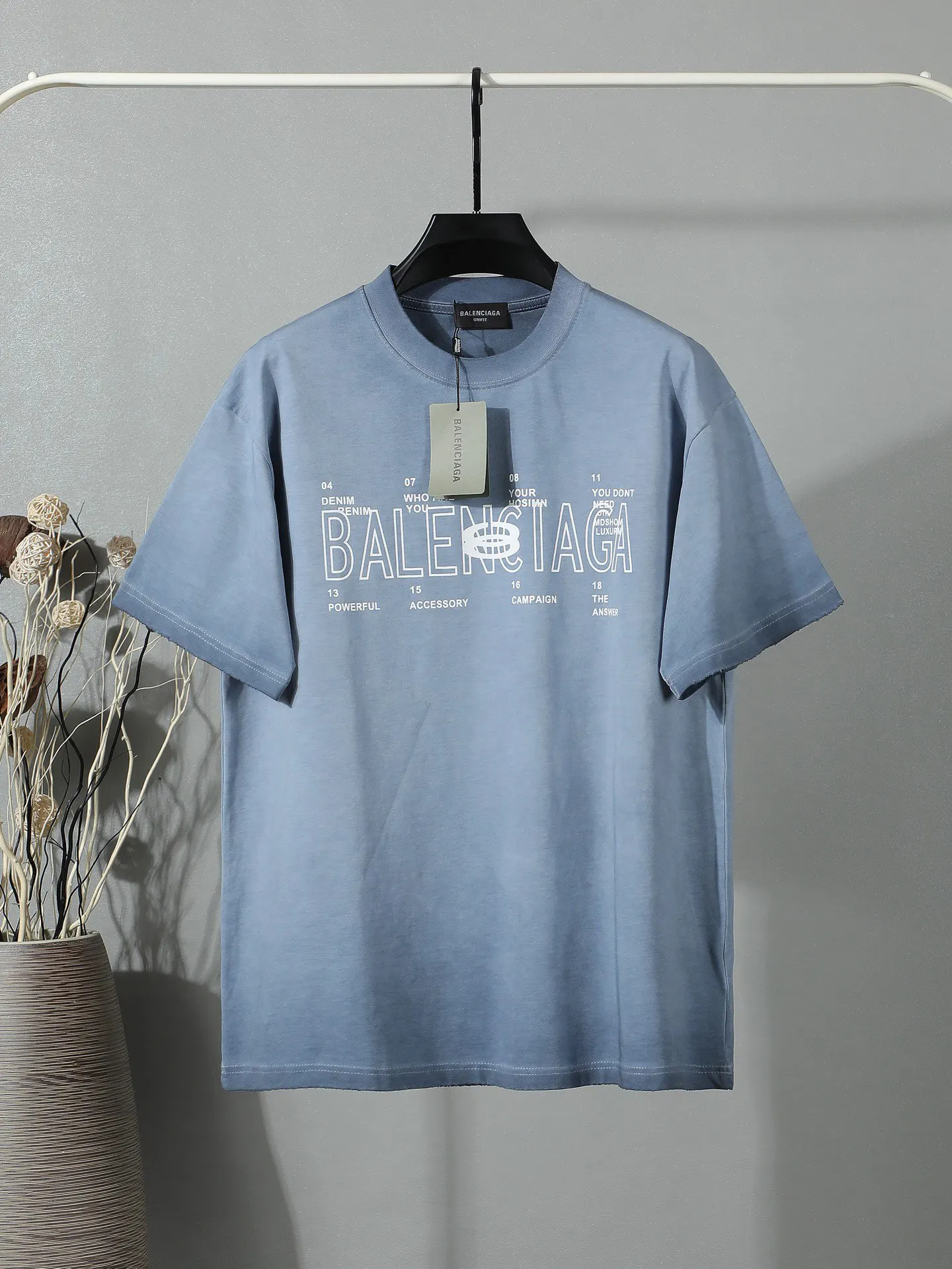 Balenciaga 26SS Logo 字母 短袖T恤 街頭休閒款