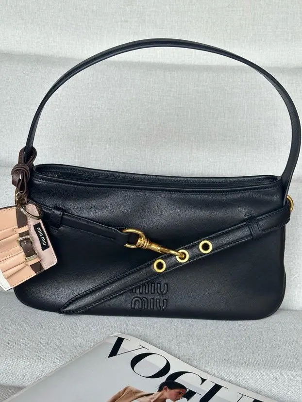 Gold Hobo Shoulder Bag Vintage