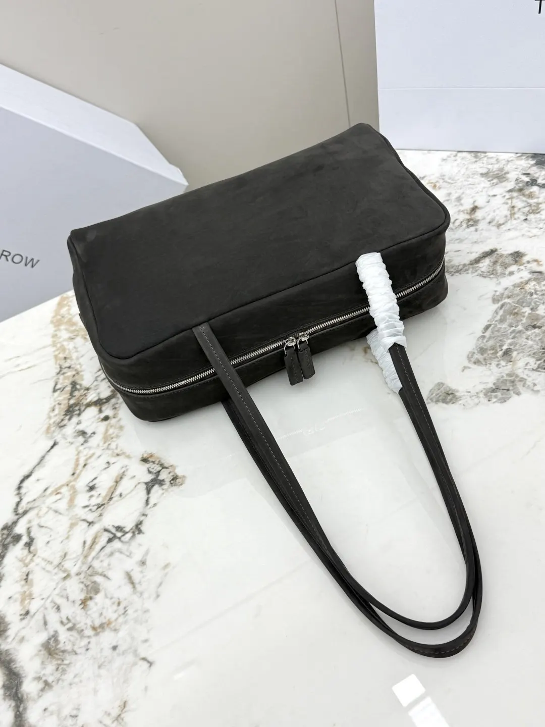 牛皮 玫瑰 TR胎绒皮 THE ROW Astra保 單肩包 日常單肩背款