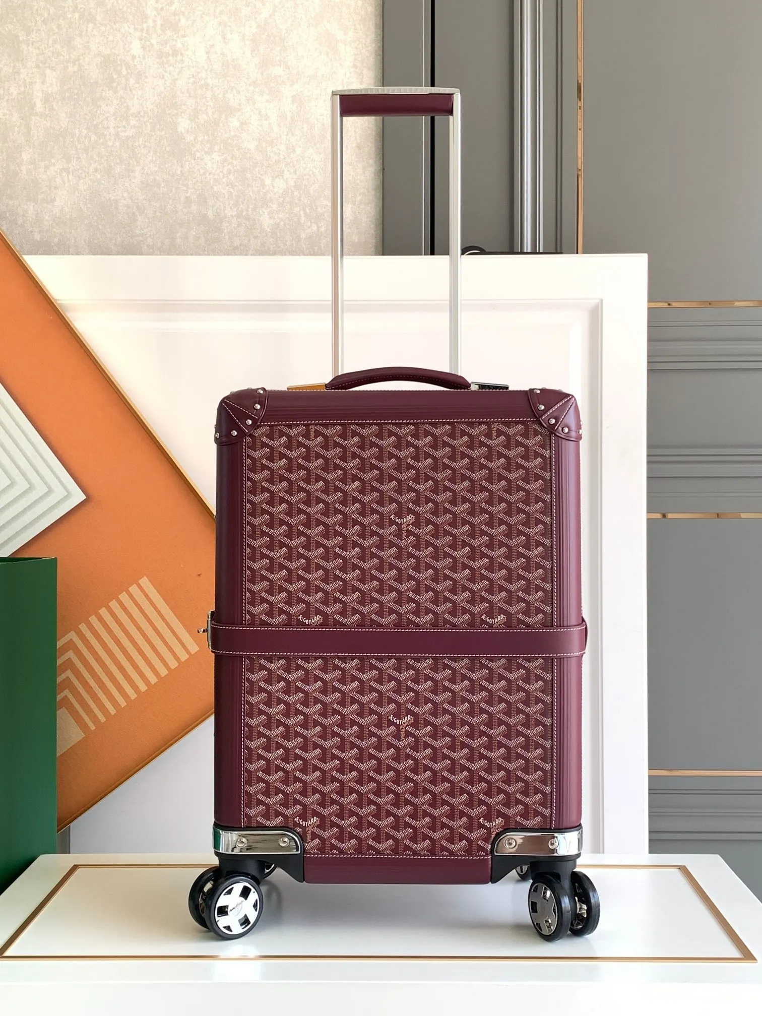 Goyard 戈雅 寸登机箱 全手工精心打造 行李箱 旅行拉杆款 輕便出行款