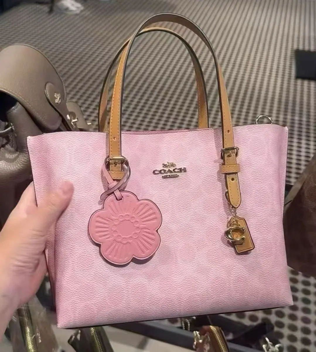 Coach 老花 手提包 通勤手提款