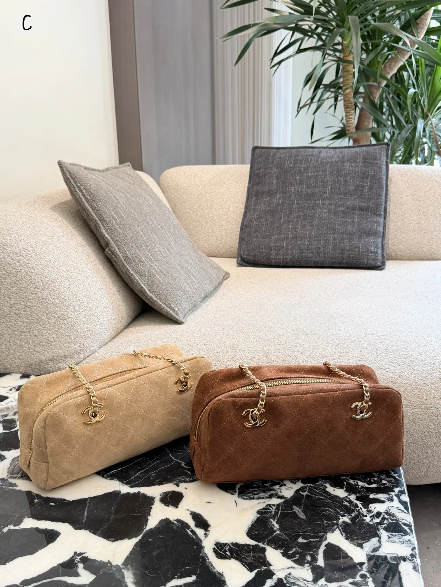 Chanel Brown Chain Bag