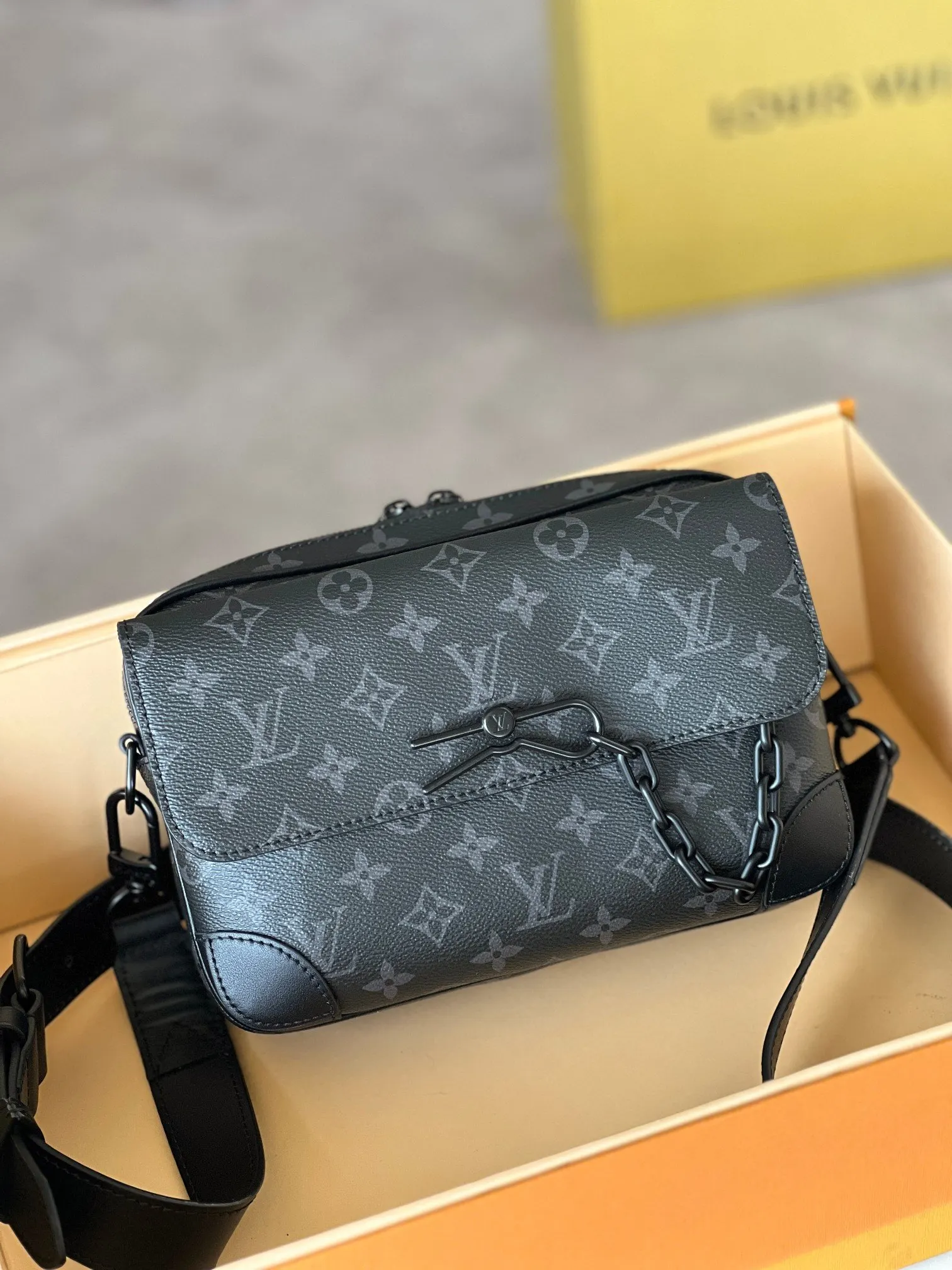 Louis Vuitton Black Chain Bag