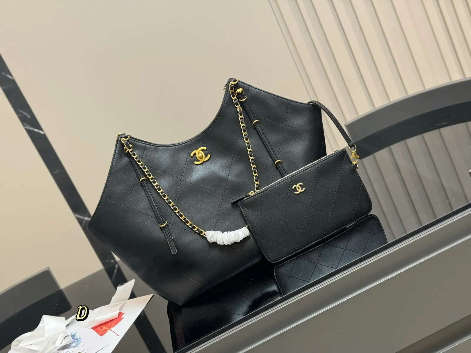 CHANEL 权志龙GD同款大托特 maxi超 托特包 大容量托特款