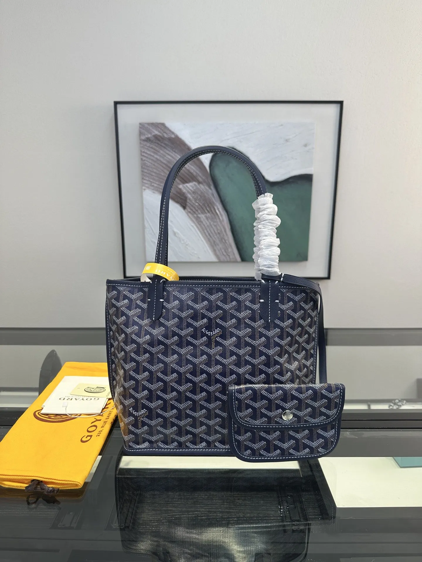 Goyard 小牛皮 戈雅 菜篮子 Anjou mini托特包 双面用 大容量托特款