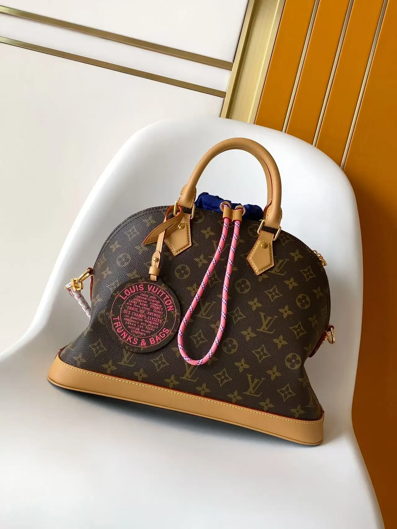 LV Alma 帆布 收納包 旅行收納款