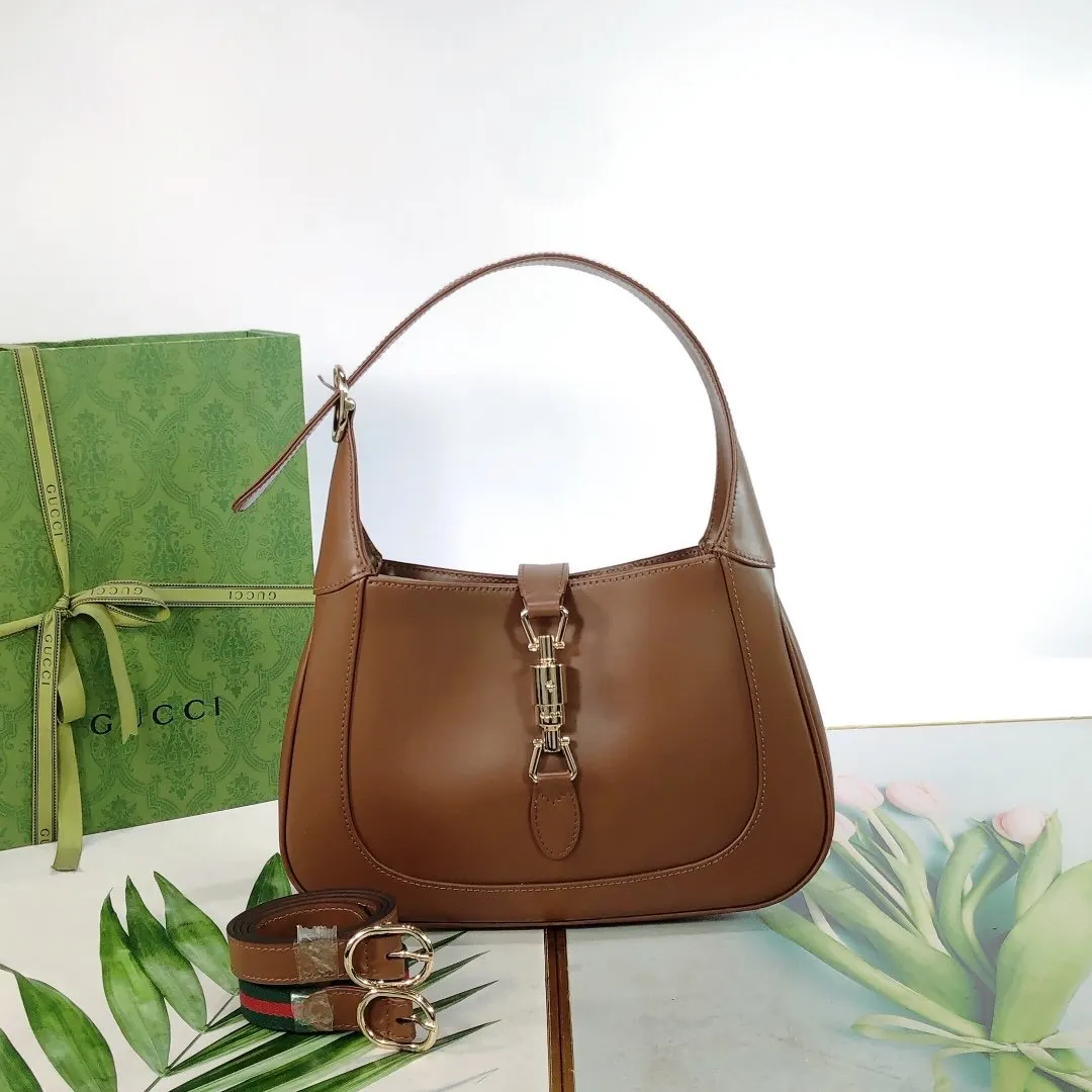 Brown Hobo Shoulder Bag Vintage