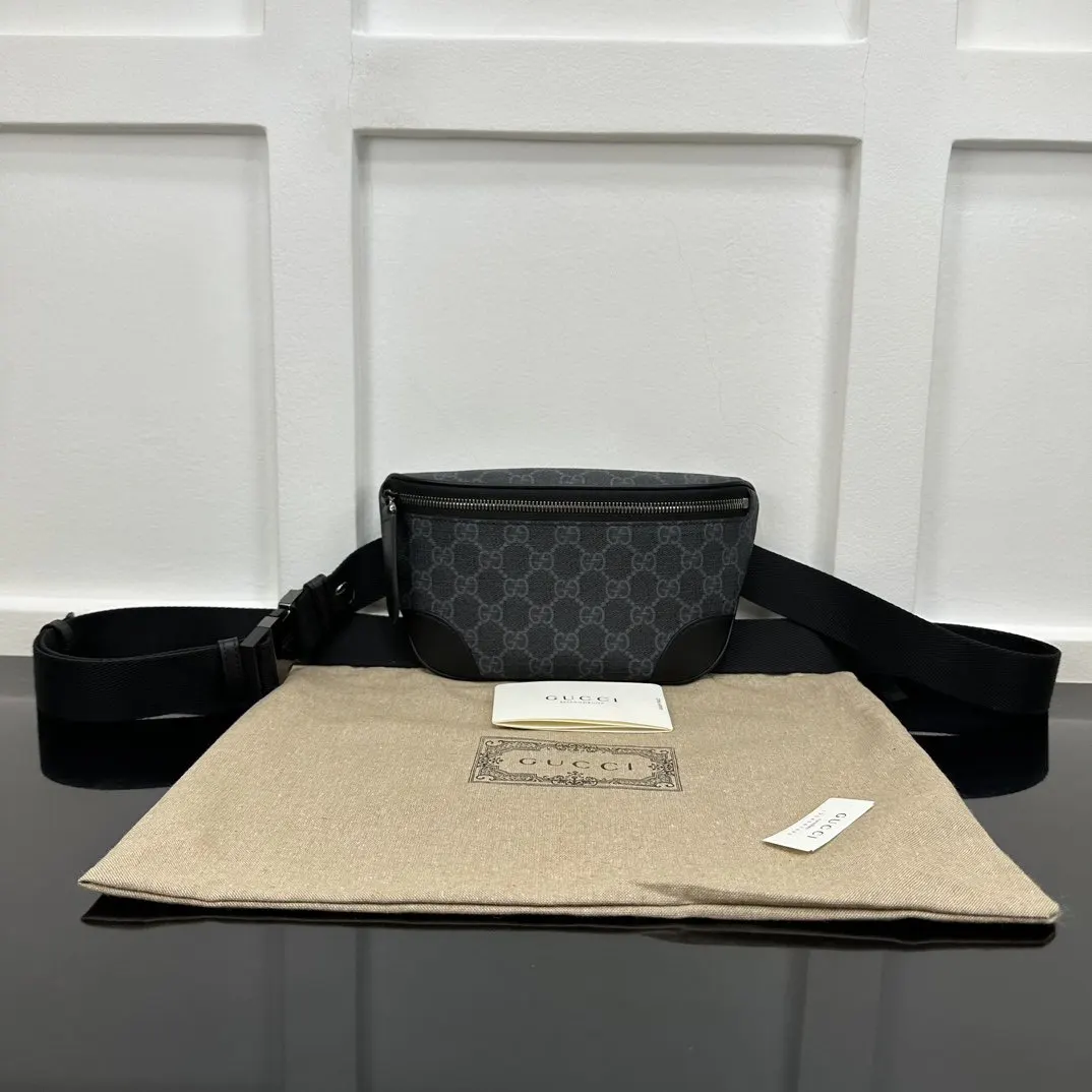 Gucci 批 新专款柜 五金 实物 腰包 休闲腰包款